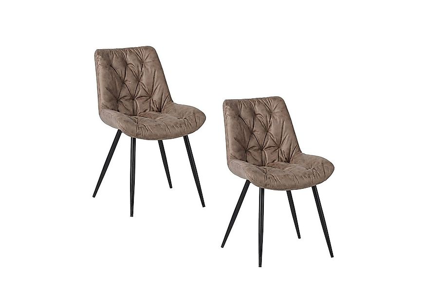 HTI-Living Esszimmerstuhl Esszimmerstuhl Antikhellbraun (Set, 2 St), Küchen günstig online kaufen