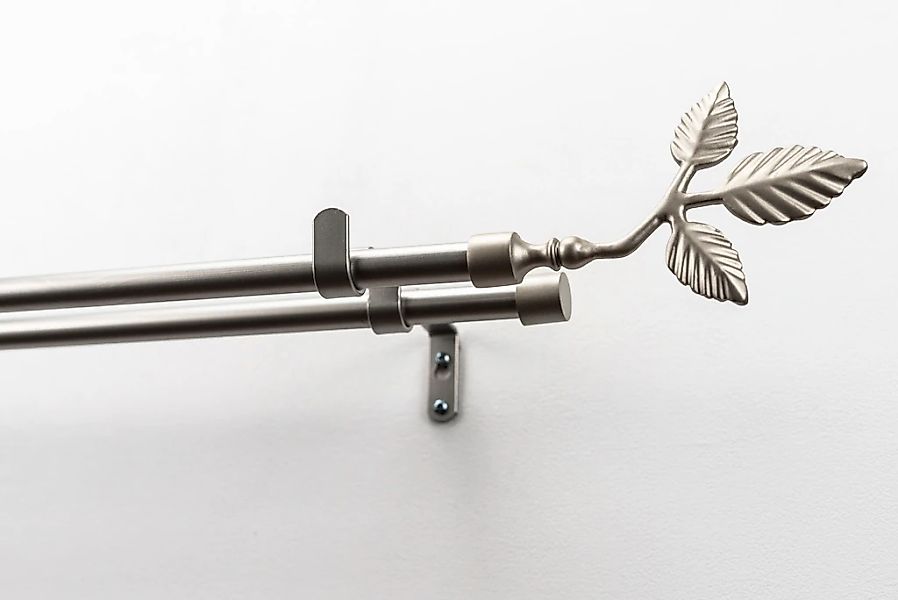 GARESA Gardinenstange "SHEET mit offenem Träger" Ø 16 mm 2 läufig-läufig Wu günstig online kaufen