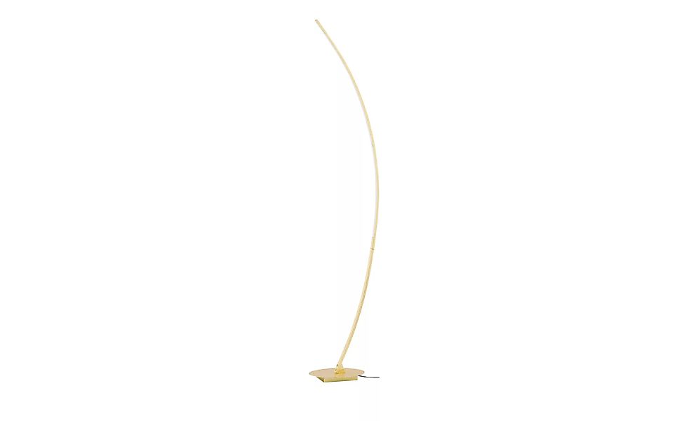 Bogenleuchte, 1-flammig, Blattgoldoptik - gold - 158 cm - Lampen & Leuchten günstig online kaufen