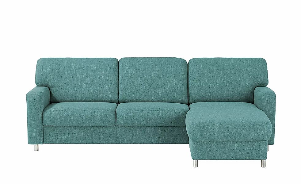 smart Ecksofa  Valencia ¦ türkis/petrol ¦ Maße (cm): B: 253 H: 90 T: 173.0 günstig online kaufen