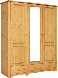 Home affaire Kleiderschrank "Hugo" 3 Breiten: 106/200/245 cm H/T ca. 190/58 günstig online kaufen