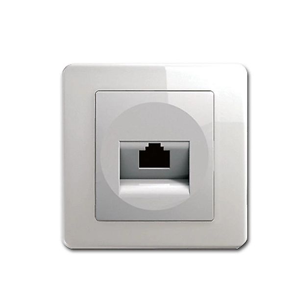 TEM EKONOMIK 1-Fach RJ45 Netzwerkdose Cat5e Weiß UP günstig online kaufen