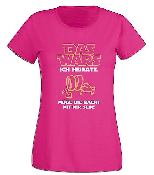 G-graphics T-Shirt Damen T-Shirt - Das wars – Ich heirate JGA-Shirt, Jungge günstig online kaufen