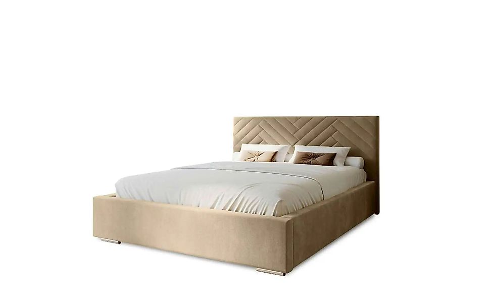 Polsterbett mit Stauraum Aberfeldy ¦ beige ¦ Maße (cm): B: 135 H: 100 Bette günstig online kaufen