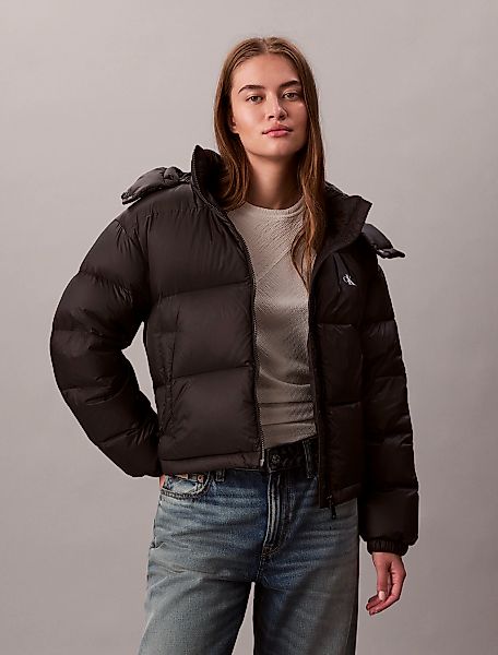 Calvin Klein Jeans Steppjacke "ESSENTIAL MIDWEIGHT PUFFER JACKE", mit Kapuz günstig online kaufen