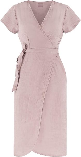 Janice Midikleid Musselin Kleid Chadies Sommerkleid mit Bindeband V-Ausschn günstig online kaufen