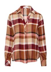 s.Oliver Langarmbluse Bluse Karierte Bluse mit günstig online kaufen