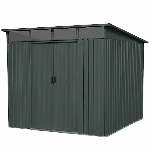 Floraworld Gerätehaus Lightline Größe 4 Pultdach Oberlicht 239 x 279 x 202 günstig online kaufen