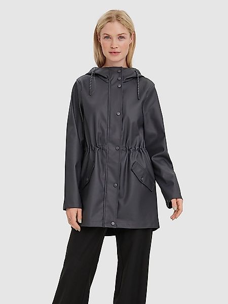Vero Moda Regenjacke VMMALOU COATED JACKET Lederimitat günstig online kaufen