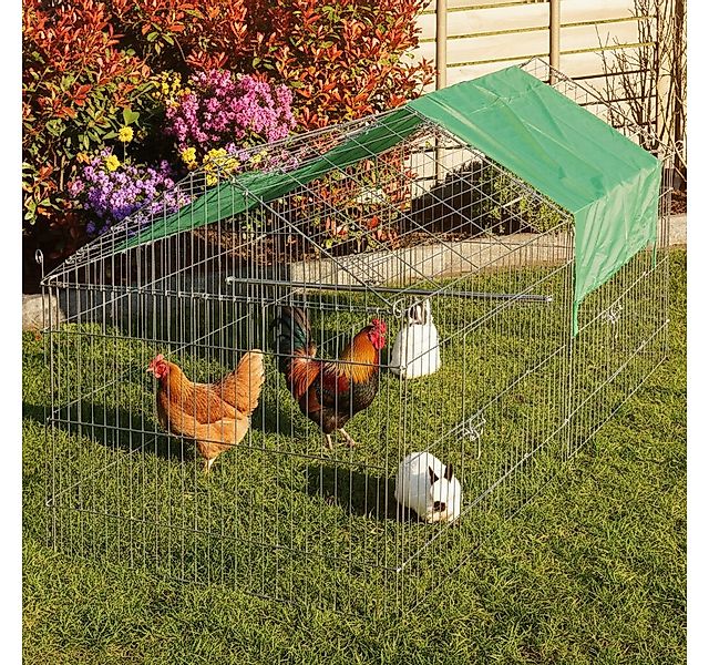 Zooprinz Freigehege Gittergehege mit Sonnenschutz für Hasen, Kaninchen, Hüh günstig online kaufen