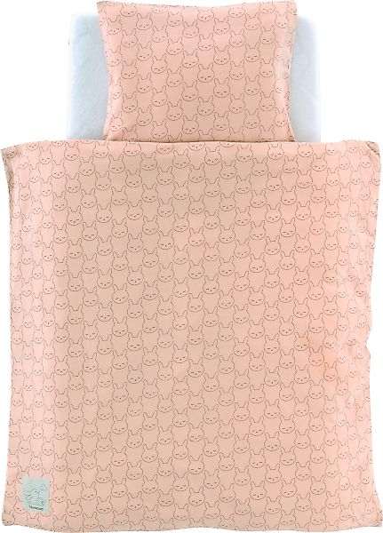 Träumeland Babybettwäsche "Jersey Kuschelhase" 2 Stk. mit Allover-Print günstig online kaufen