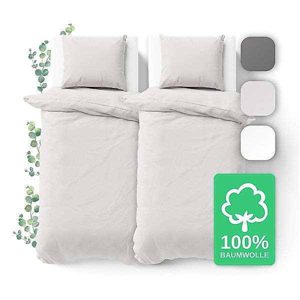 Jacobson Bettwäsche Set - 100% Baumwolle, günstig online kaufen