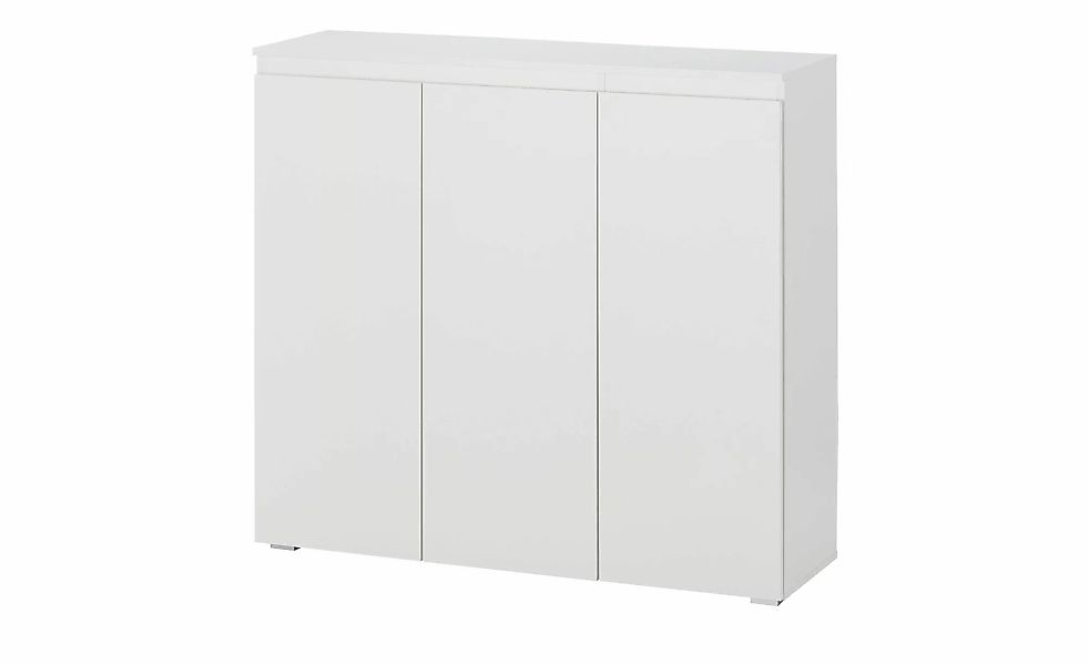 smart Schuhkommode  BEN ¦ weiß ¦ Maße (cm): B: 120 H: 110 T: 37.0 Garderobe günstig online kaufen