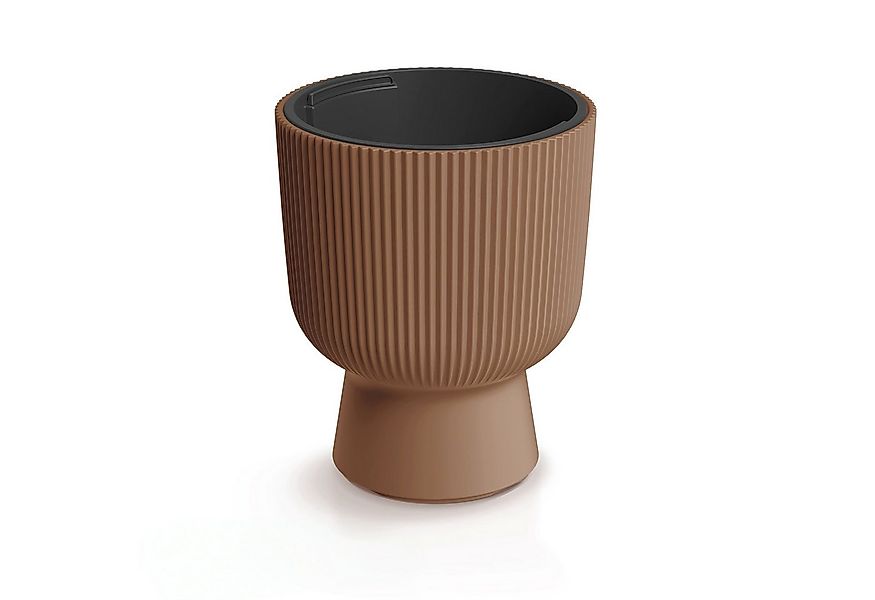 VidaAtHome.de Blumentopf Design-Pflanzgefäß ALVY ø 30er, Modernes Rillendes günstig online kaufen