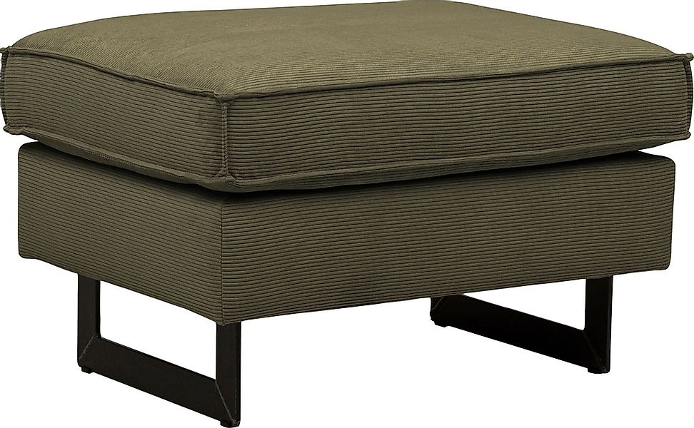 Home affaire Polsterhocker "Pinto" mit Keder, Metallfüßen und auch in Cord günstig online kaufen