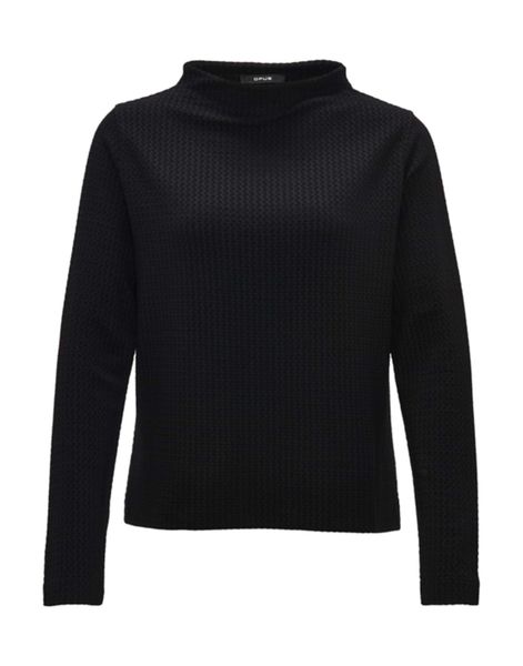 OPUS Langarmshirt Strukturiertes Shirt SUFU Regular günstig online kaufen