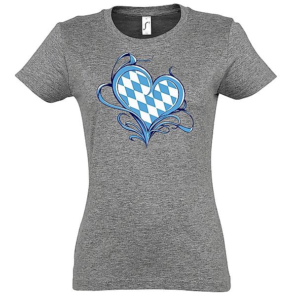 Youth Designz T-Shirt Bayern Herz Damen günstig online kaufen