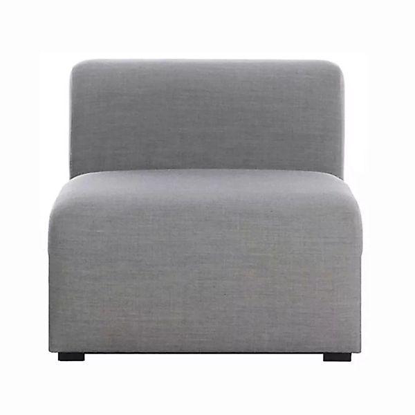 HAY - Mags Sofa-Modul Mitte schmal 74,5x95,5cm - dunkelgrau/Stoff Remix 133 günstig online kaufen