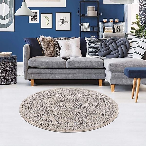 Carpet City Teppich Art 1652, rund, günstig online kaufen