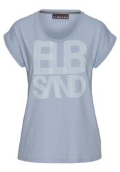Elbsand T-Shirt Eldis mit Logodruck, Kurzarmshirt günstig online kaufen