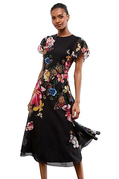 LIPSY Midikleid Lipsy Ausgestelltes Chiffon-Midikleid, Kurzgröße (1-tlg) günstig online kaufen