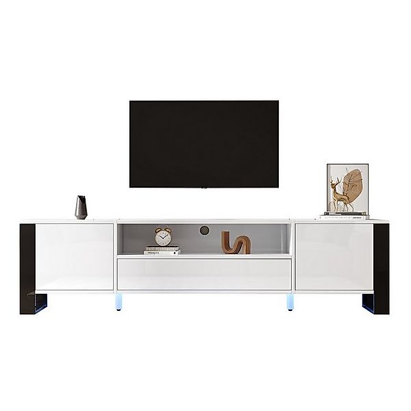 Thanaddo TV-Schrank Erweiterter TV-Schrank mit LED-Lichtsensor und extra gr günstig online kaufen