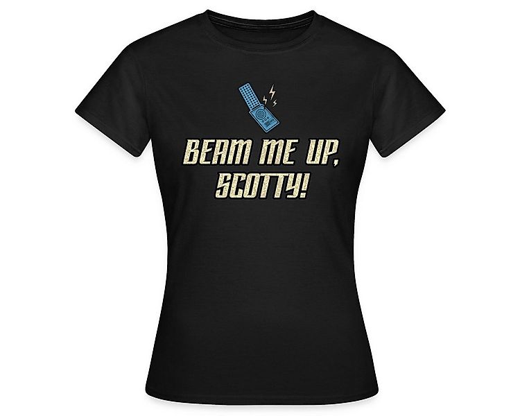 Spreadshirt T-Shirt Star Trek The Original Series Beam Me Up, Scotty Frauen günstig online kaufen