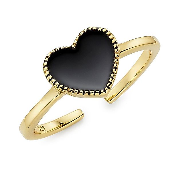 Aniston JEWELRY & WATCHES Fingerring Schmuck Geschenk Ring mit schwarzem He günstig online kaufen