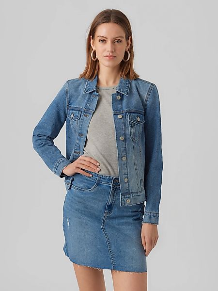Vero Moda "VMZORICA LS DENIM JACKET MIX NOOS" mit leichten Destroyed Effekt günstig online kaufen