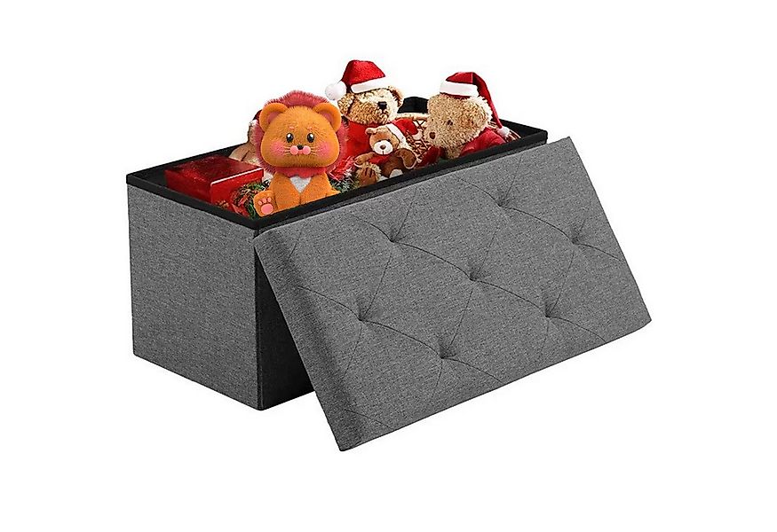 Refined Living Sitzbank Sitzhocker Sitzbank mit Stauraum 76 x 38 x 38 cm kl günstig online kaufen