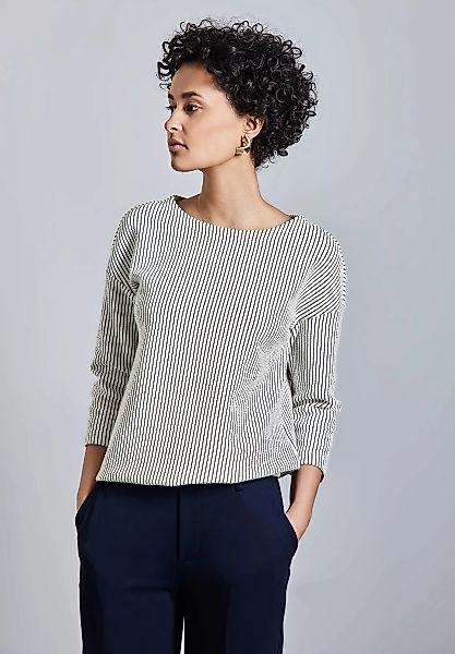 STREET ONE 3/4-Arm-Shirt, mit U-Boot-Ausschnitt günstig online kaufen