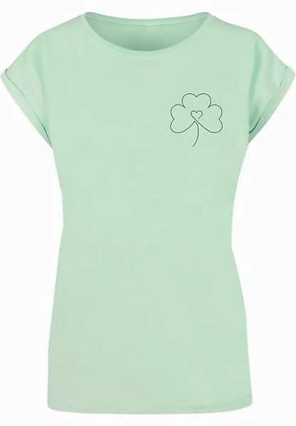 Merchcode T-Shirt Merchcode Damen Ladies Spring - Leaf Clover Flower T-Shir günstig online kaufen