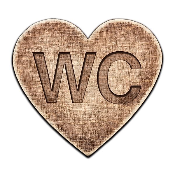 Clever-Kauf-24 Alu-Dibond-Druck WC Türschild "WC" in günstig online kaufen