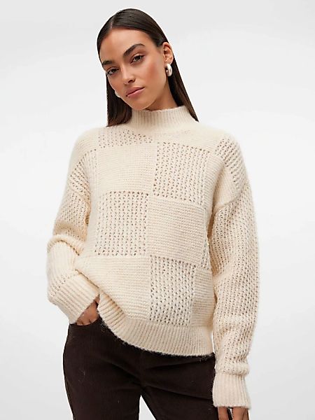 Vero Moda Strickpullover VMMOON LS HIGHNECK PULLOVER GA BF günstig online kaufen