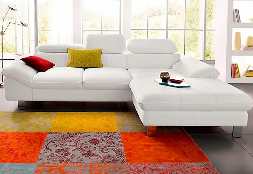 COTTA Ecksofa »Driver L-Form« mit Kopfteilverstellung, wahlweise mit Bettfu günstig online kaufen