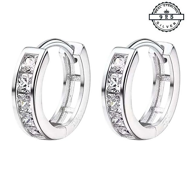 Taffstyle Paar Creolen 925 Sterling Silber kleine Damen Ohrringe Creolen mi günstig online kaufen