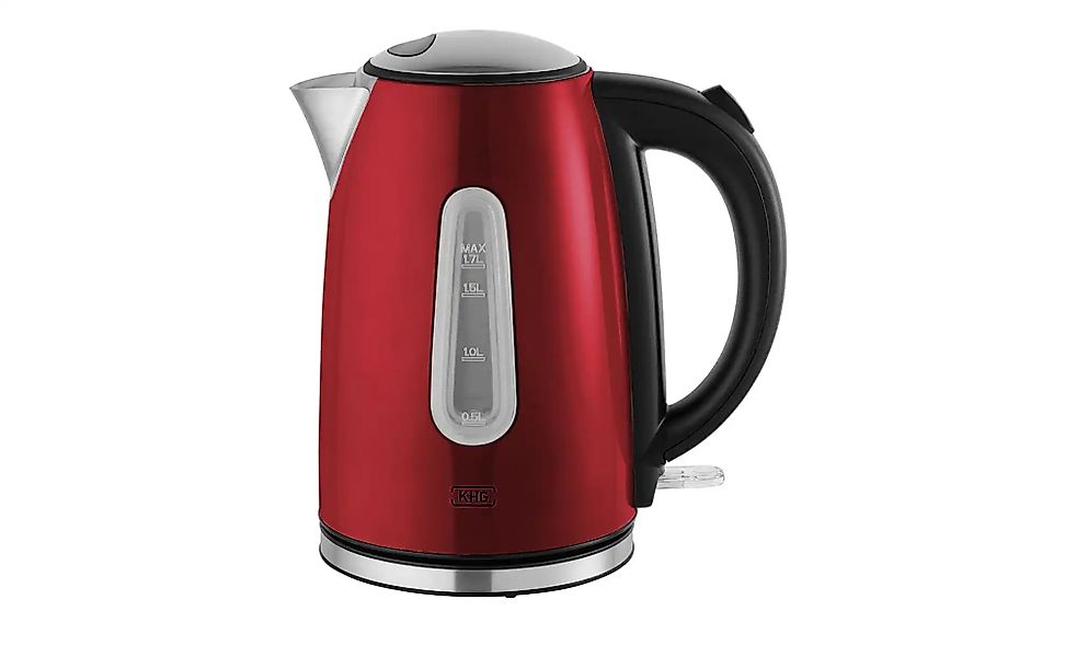 KHG Wasserkocher  WK-1707 (MRE) ¦ rot ¦ Metall lackiert,Kunststoff,Edelstah günstig online kaufen