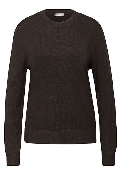 STREET ONE Rundhalspullover Kuscheliger Pullover (1-tlg) günstig online kaufen