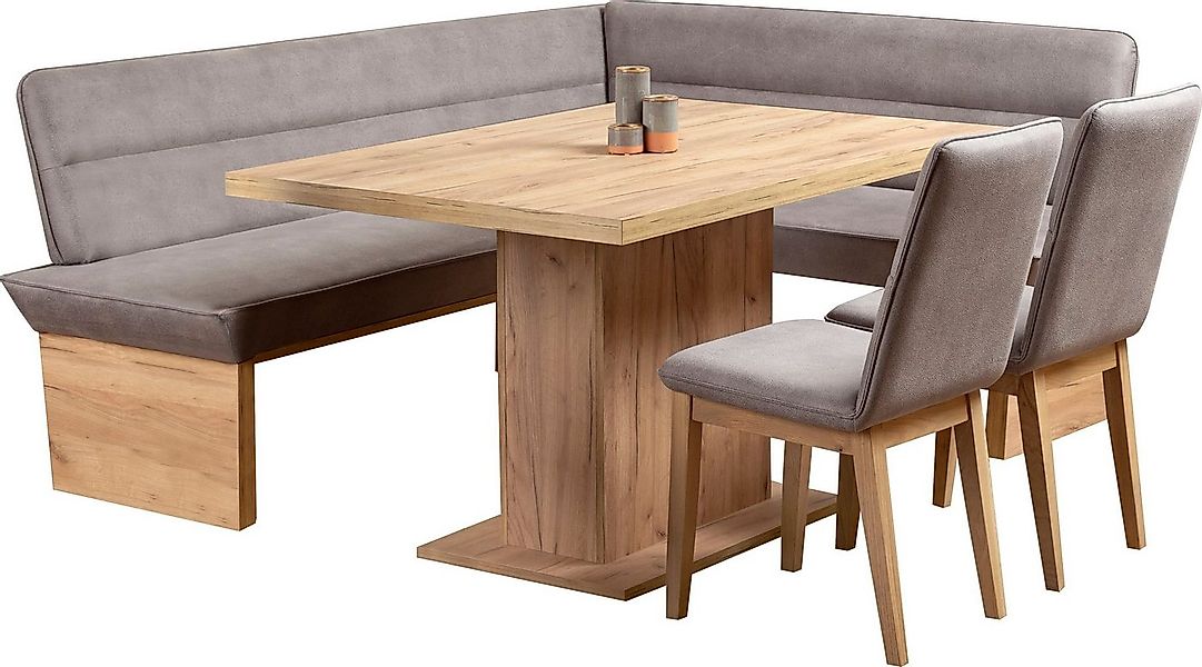 Home affaire Eckbankgruppe Beluna + Cross Essecke Sitzgruppe Eckbank Küchen günstig online kaufen