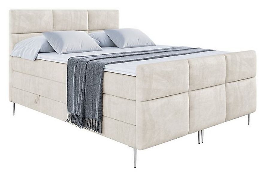 ALTDECOR Boxspringbett OHIO-F-Z KING (Multipocket-Matratze H4, H3 Matratze günstig online kaufen