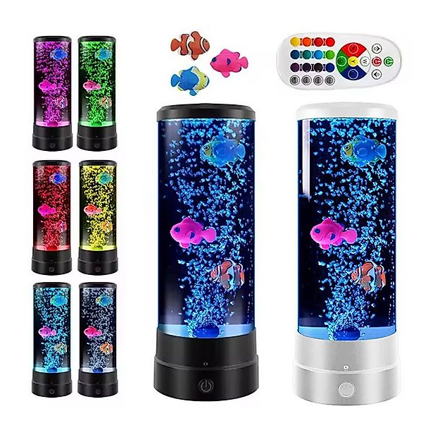 VIVIHEYDAY Lavalampe Aquarium Lampe, Blasenlichtlampe mit Fisch Aquarium Na günstig online kaufen