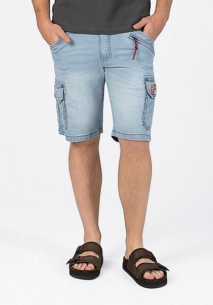 TIMEZONE Jeansshorts Denim Jeans mit Cargo Design und Reißverschlusstasche günstig online kaufen