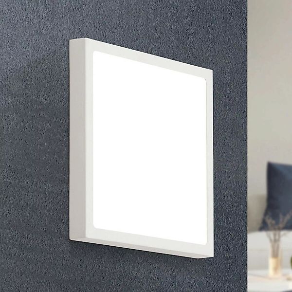 LED-Wandleuchte Vika, Quadrat, weiß, 23x23cm günstig online kaufen
