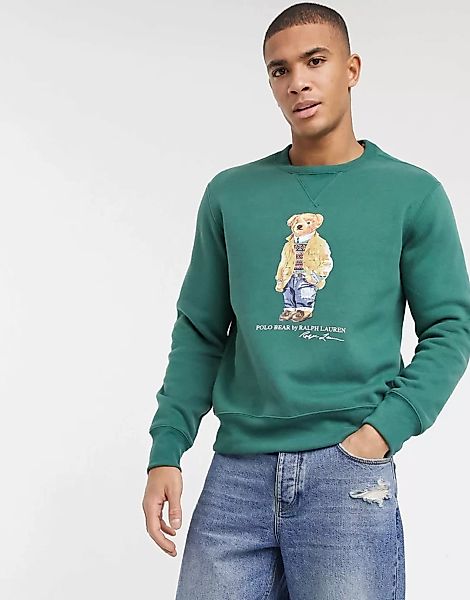 Polo Ralph Lauren – Magic Fleece – Sweatshirt in verwaschenem Tannengrün mi günstig online kaufen