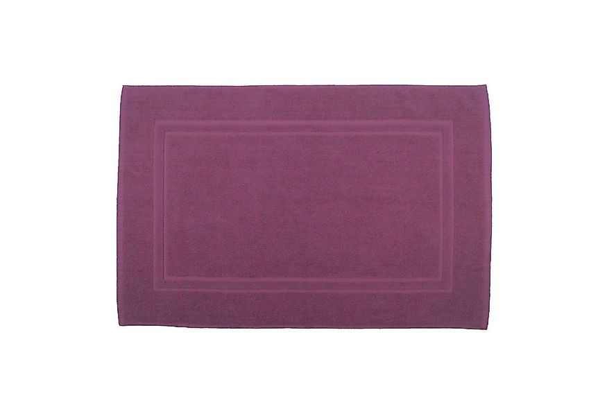 Julie Julsen Badematte 1-Badematte-Lila-50 x 40 cm, Baumwolle, Doppelrahmen günstig online kaufen