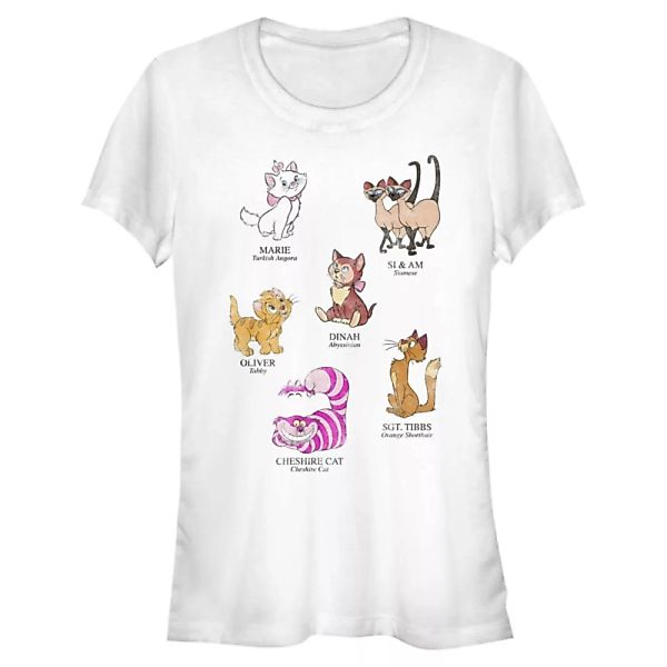 Disney Classics - Micky Maus - Gruppe Cat Breeds - Frauen T-Shirt günstig online kaufen
