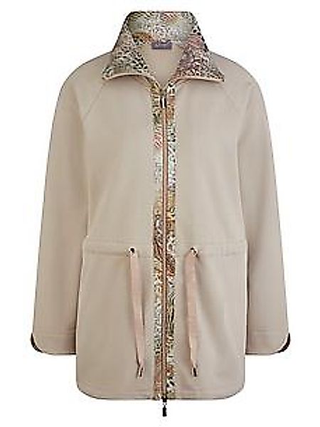 Lange Sweatjacke Peter Hahn beige günstig online kaufen