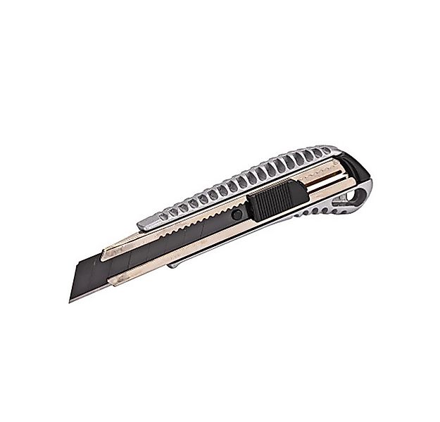 KesTek Cuttermesser Profi Alu Cuttermesser 18mm mit schwarzer SK2 Klinge, ( günstig online kaufen