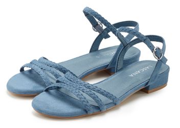 LASCANA Sandale "Sommerschuh" Sandalette, Sommerschuh mit geflochtenen Riem günstig online kaufen