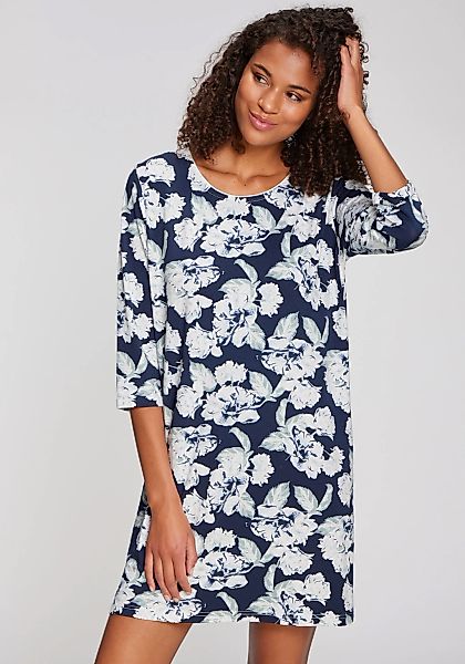 LASCANA Nachthemd, mit schönem Blumenmuster günstig online kaufen